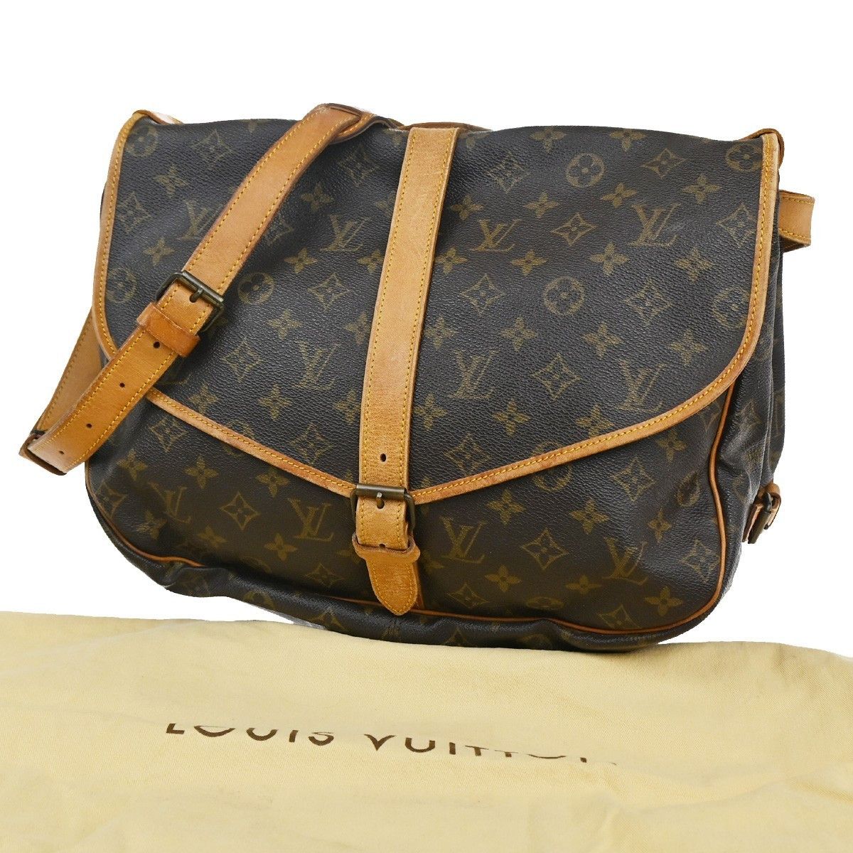 Louis Vuitton Louis Vuitton Saumur Handbag Monogram Canvas Size ONE SIZE - 1 Thumbnail