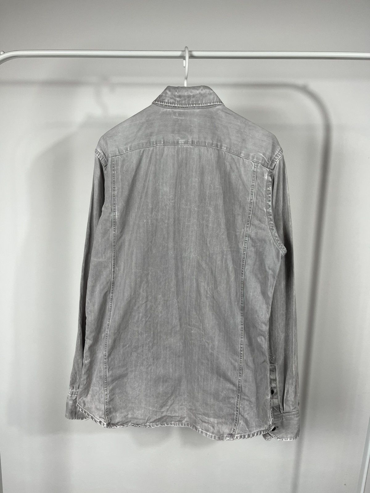 G-Star G-Star RAW Utility Slim Fit Shirt Gray Long Sleeve Size M Size US M / EU 48-50 / 2 - 11 Thumbnail