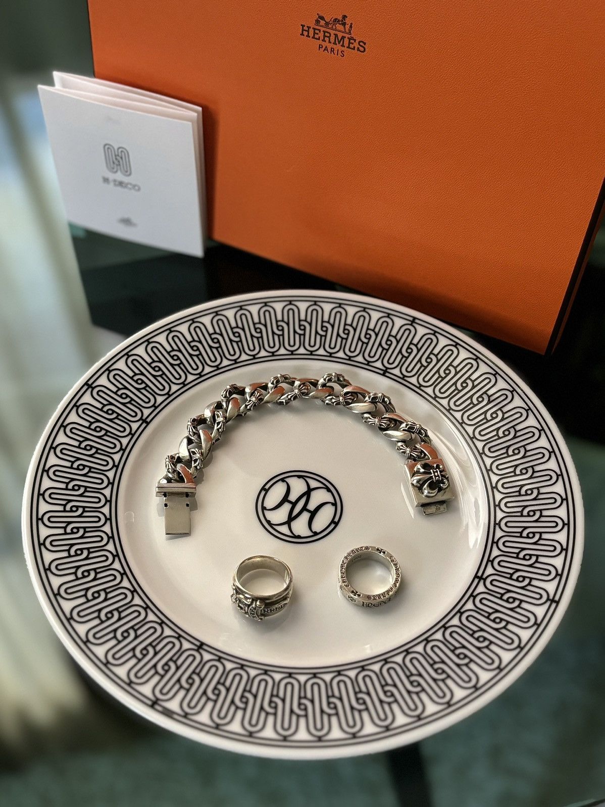 image of Hermes Jewerly Ash Tray Plate, Men's