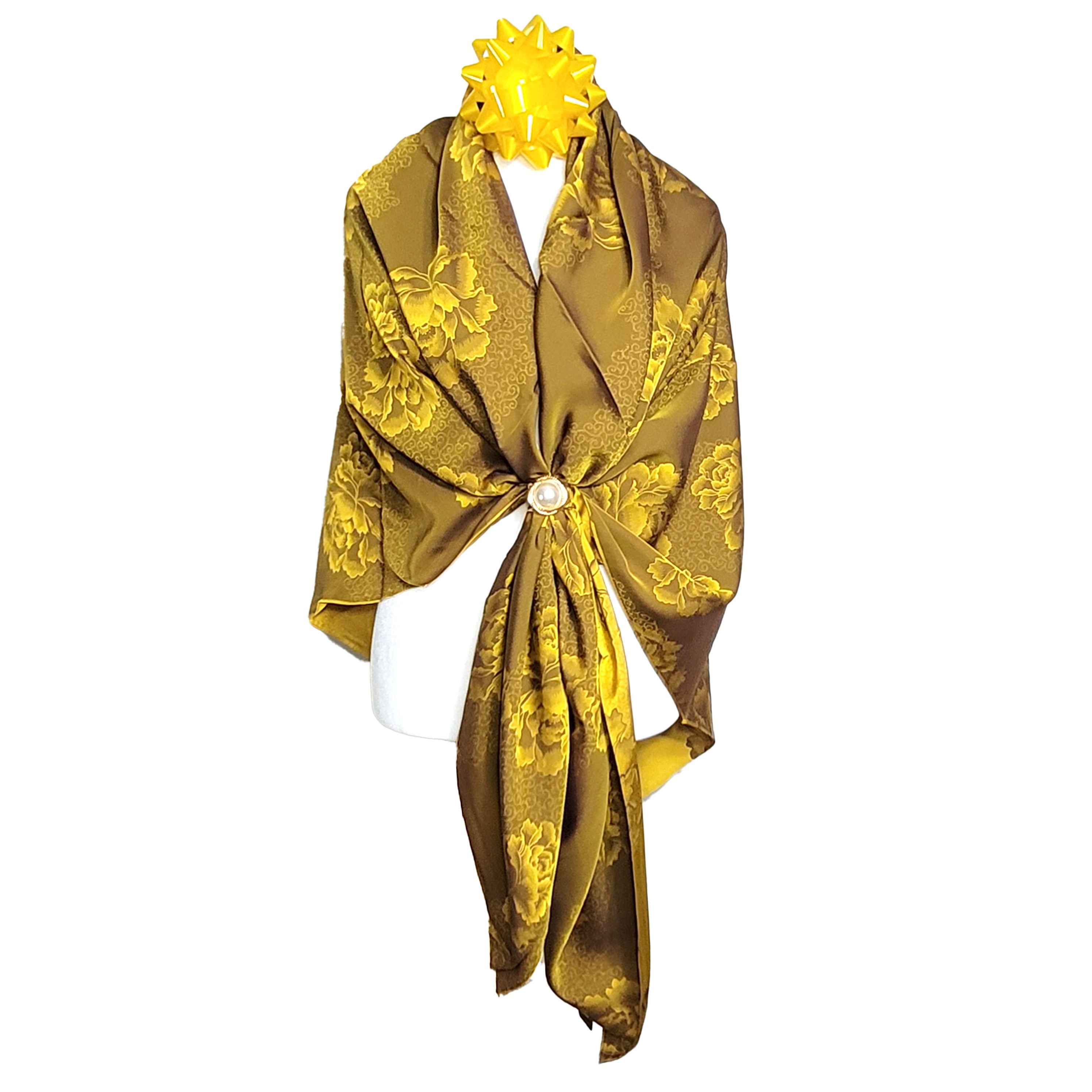 Other NWT Double-Sided Silk Scarf 52"x52" Large Square Wrap 3003 Size ONE SIZE - 8 Thumbnail