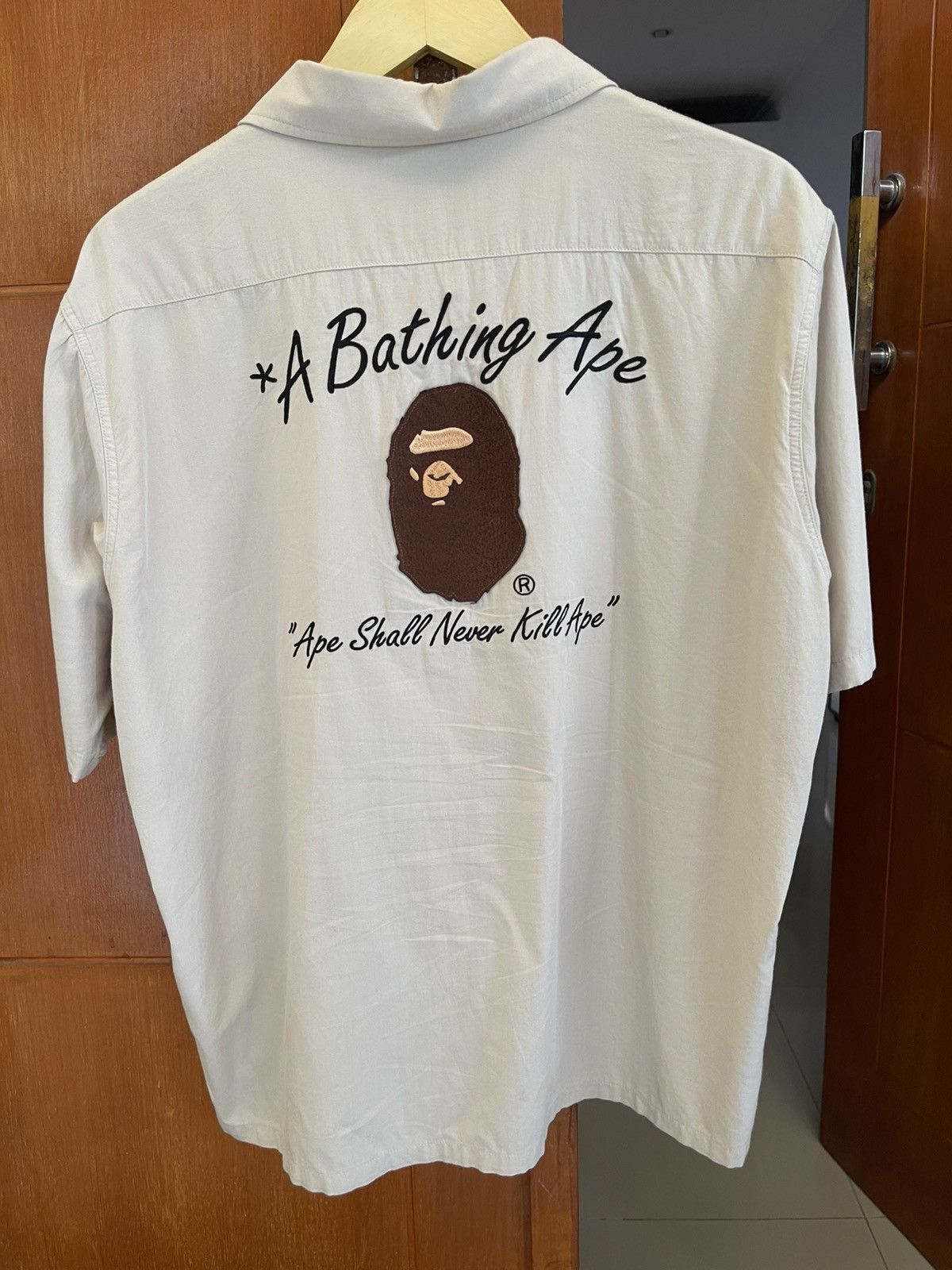 Bape BAPE SHIRT BEGIE Size S / US 4 / IT 40 - 1 Thumbnail