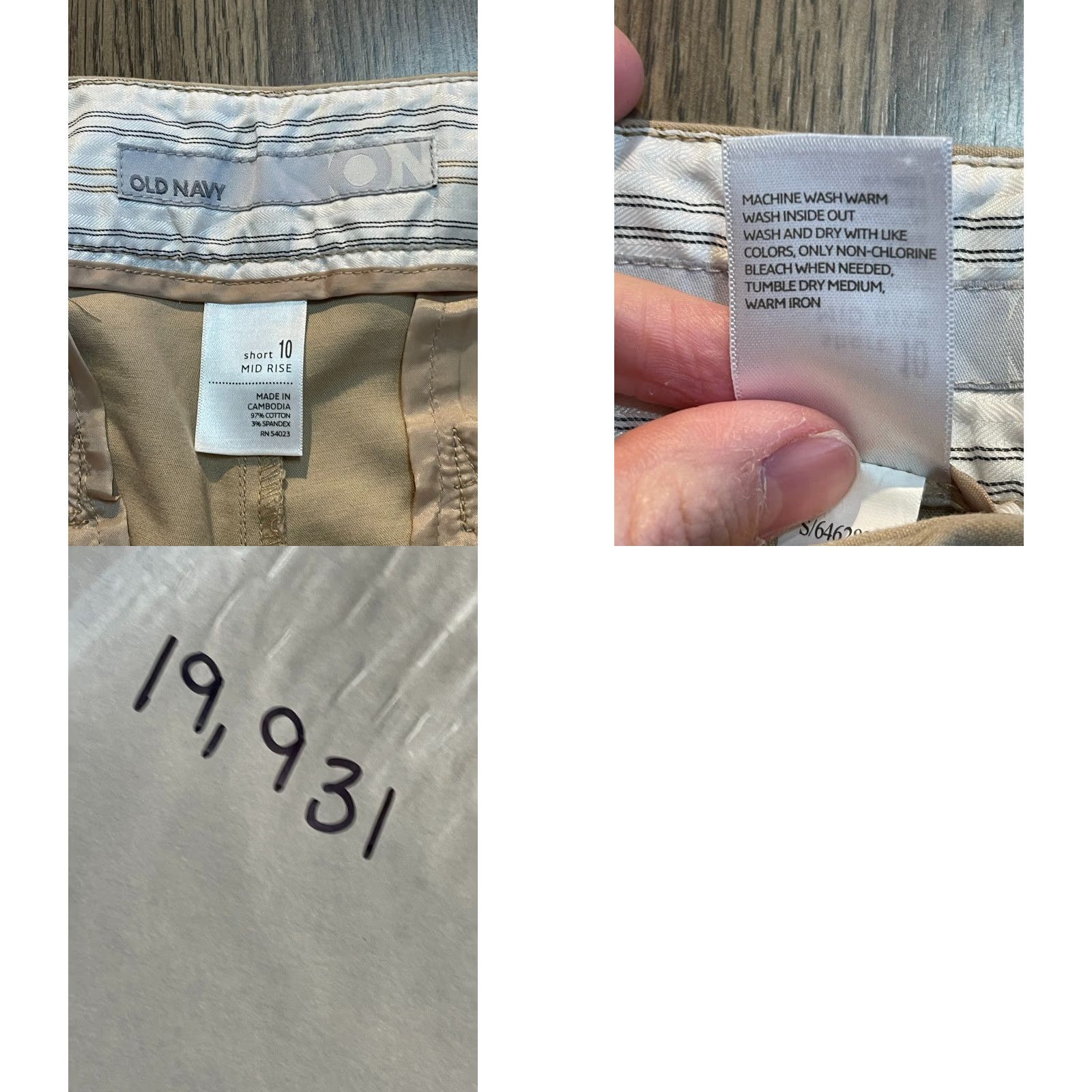 Old Navy Old Navy Women's Pants, Size 10 Short, Cream, Dress Pants, Mid Rise Size 32" / US 10 / IT 46 - 8 Thumbnail