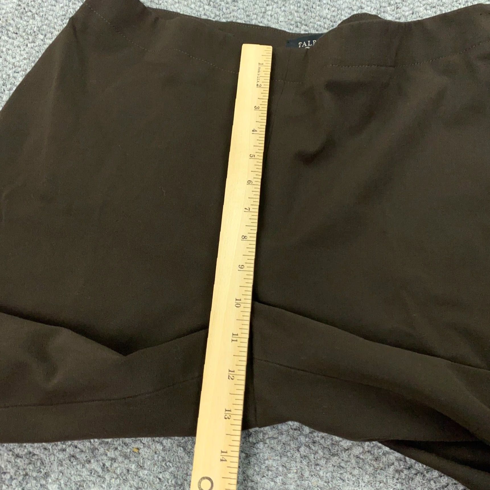 Talbots Talbots Pants Womens 34x30 Brown Classic Slim Stretch Business Office Size 34" / US 12 / IT 48 - 6 Thumbnail