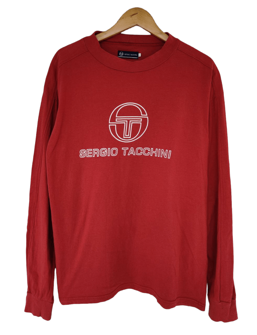 Sergio Tacchini Sergio Tacchini Big Logo Long Sleeve T Size US L / EU 52-54 / 3 - 1 Thumbnail