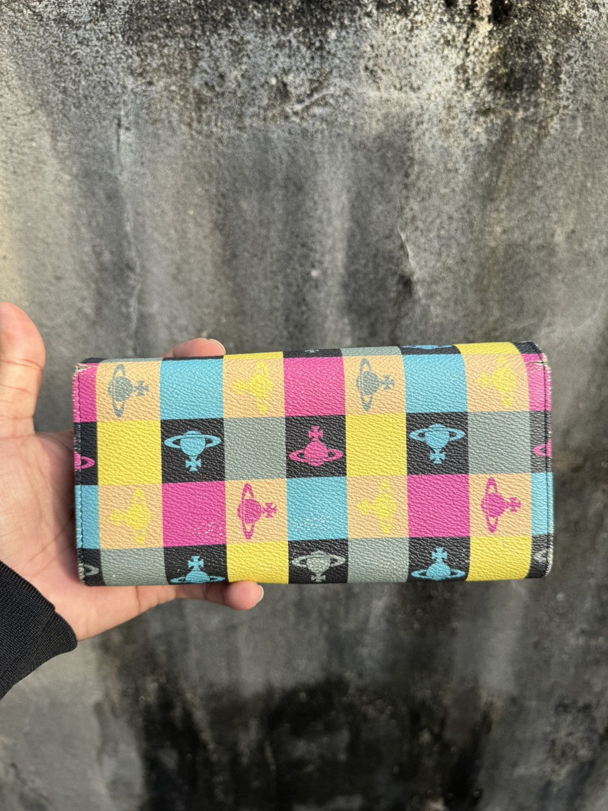 Vivienne Westwood Vivienne Westwood Orb Logo Checkered Wallet Size ONE SIZE - 2 Thumbnail