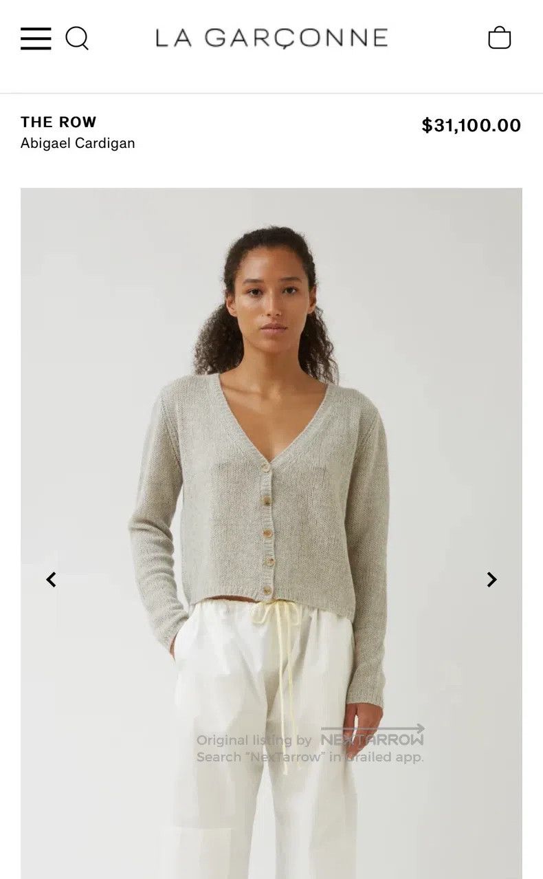 The Row The Row Gray cashmere cardigan Size XS / US 0-2 / IT 36-38 - 1 Thumbnail