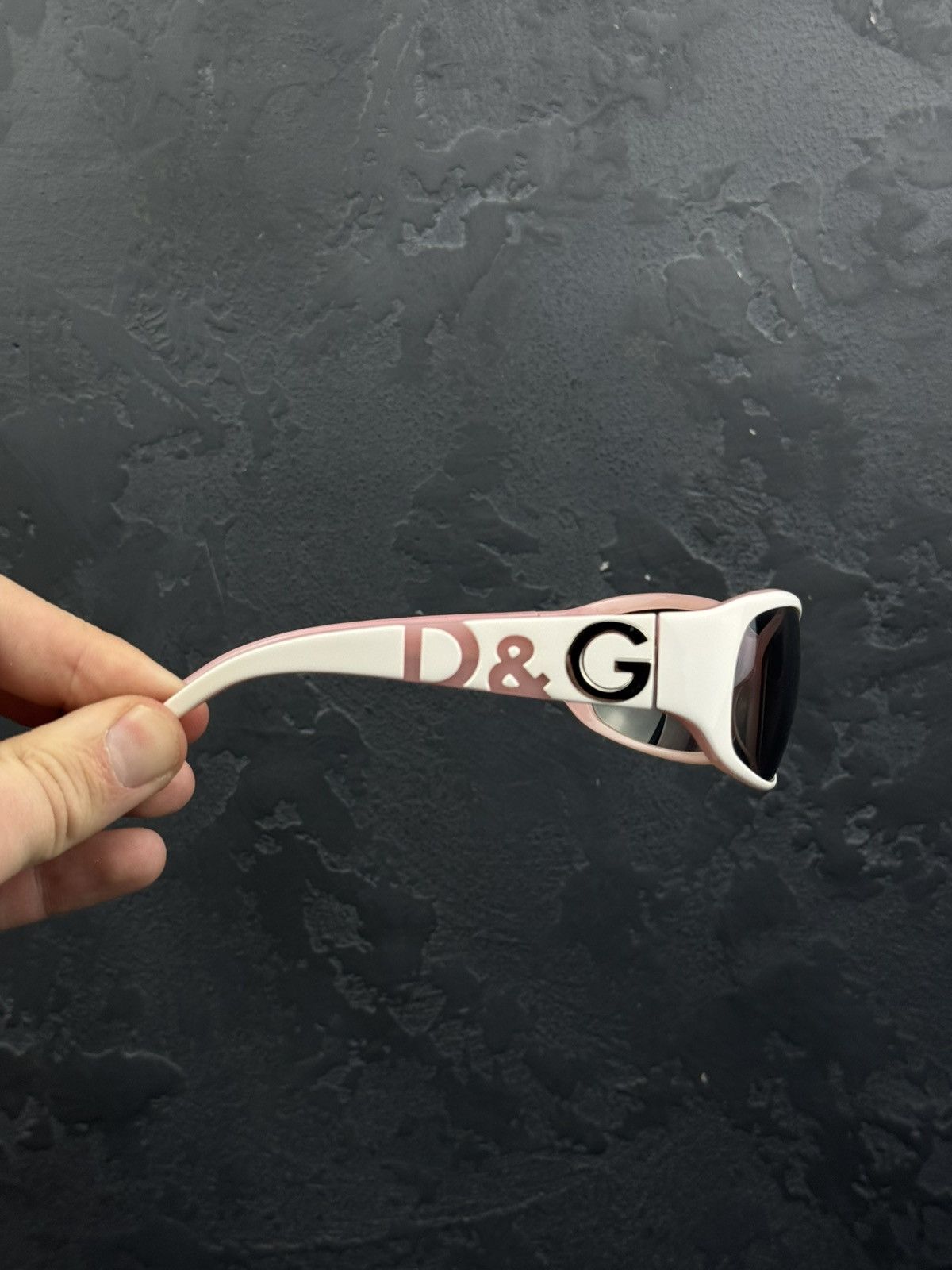 Dolce & Gabbana Vintage Dolce & Gabbana Pink & White Sunglasses Size ONE SIZE - 2 Thumbnail