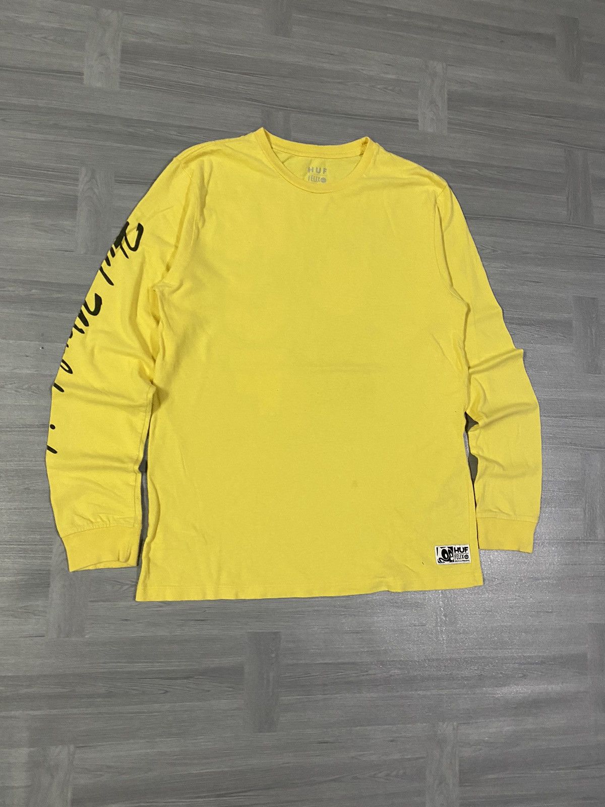 Huf Huf x Felix The Cat Graphics Yellow Long Sleeve Size US S / EU 44-46 / 1 - 12 Thumbnail