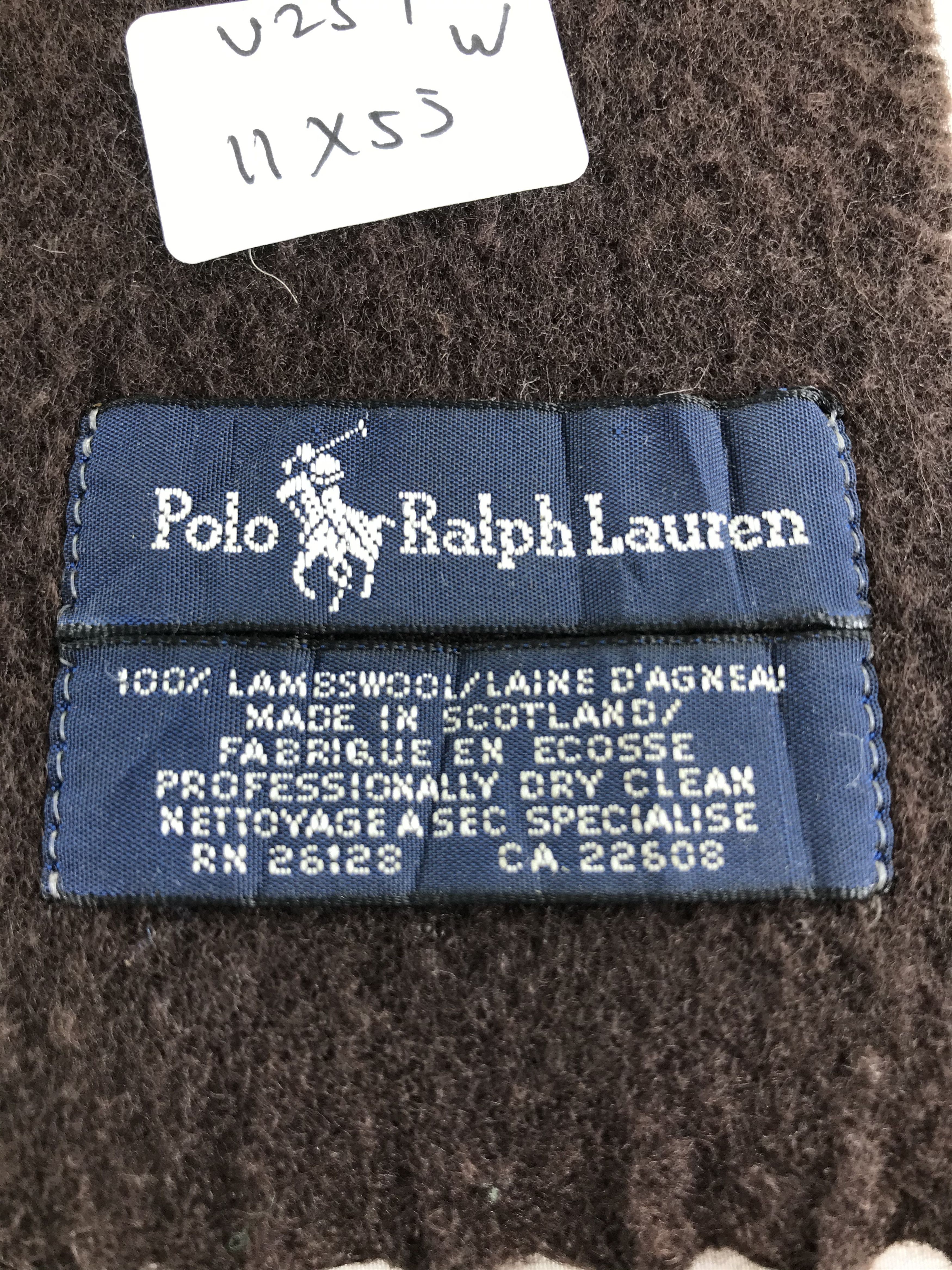 Polo Ralph Lauren Polo Ralph Lauren Wool Scarf Muffler V259 Size ONE SIZE - 5 Thumbnail