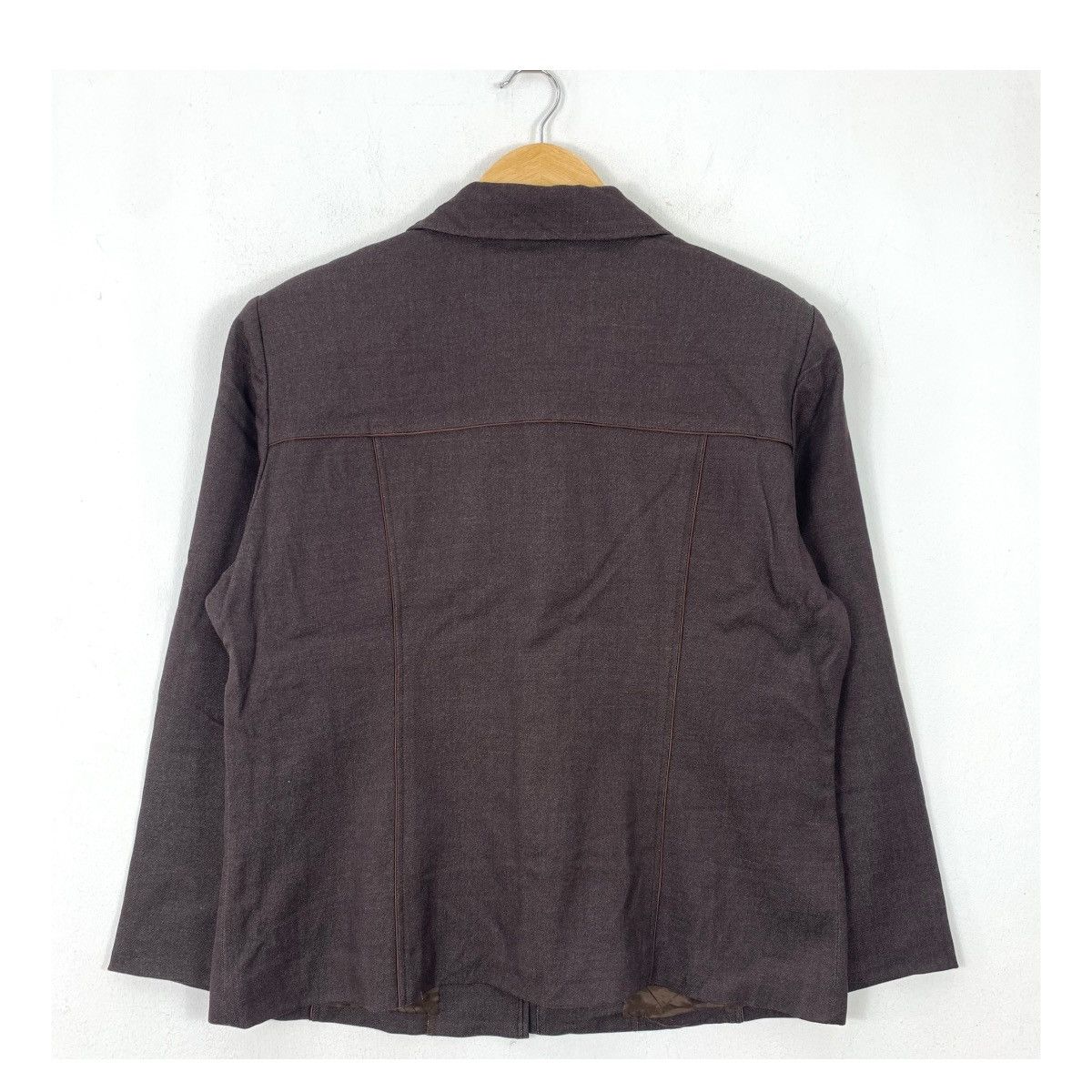 Japanese Brand × Kansai Yamamoto KANSAI YAMAMOTO Kansai Bis Japanese Brand Zipper Coat Jacket Size US M / EU 48-50 / 2 - 2 Thumbnail