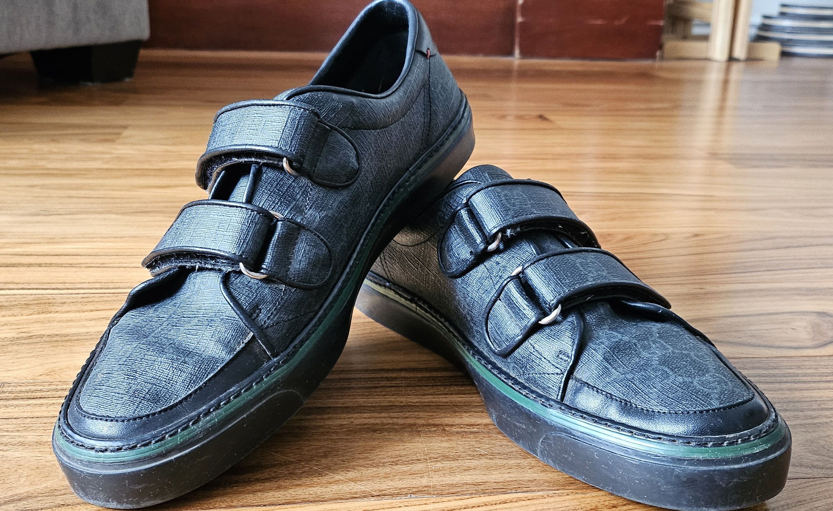 Gucci Men's Gucci Double Strap Sneakers 9.5 UK /10.5 US Size US 10.5 / EU 43-44 - 1 Thumbnail