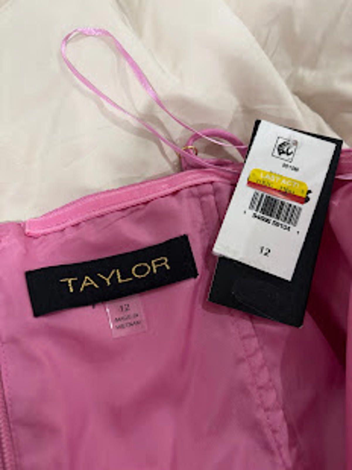 Ann Taylor Taylor Pink Spaghetti Strap Evening Dress Size 12 NWT Size XL / US 12-14 / IT 48-50 - 9 Thumbnail