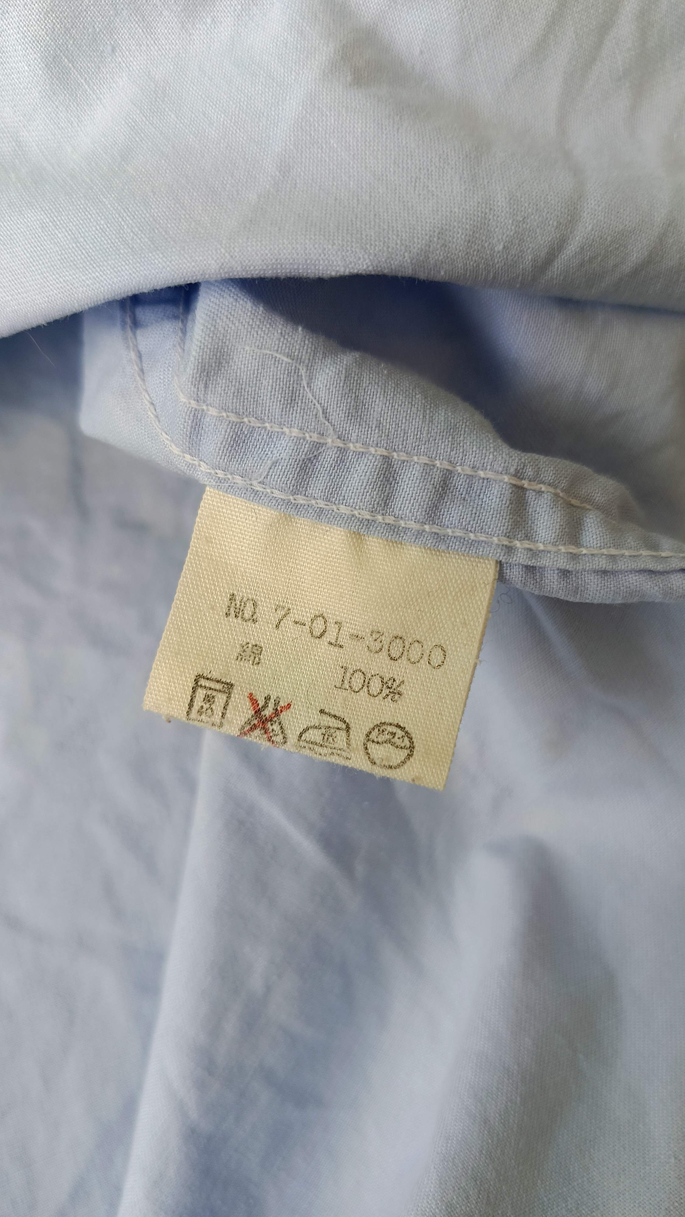 45rpm 45RPM NMD studio by R 90's solid blue stains shirt Size US S / EU 44-46 / 1 - 10 Thumbnail