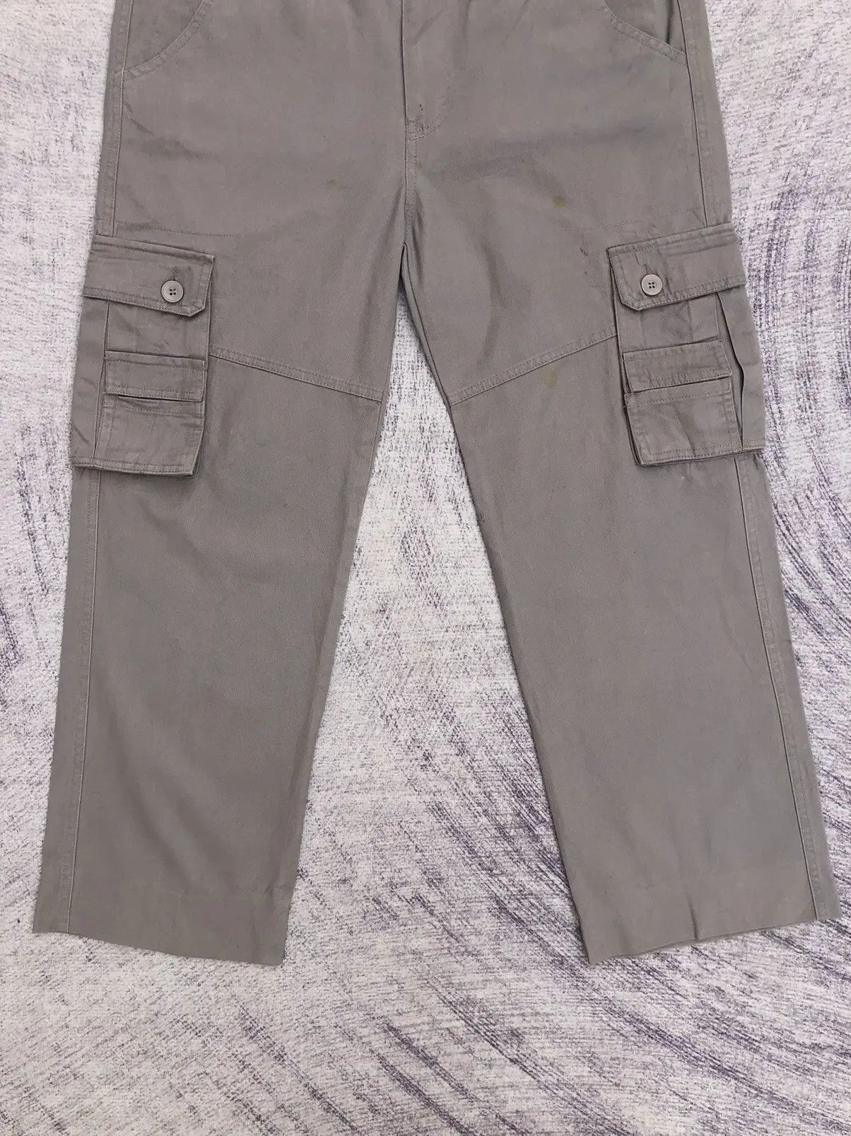 Japanese Brand × Vintage Straight Leg Cargo Pants Loose Bottoms With 6 Pocket Size US 34 / EU 50 - 4 Thumbnail