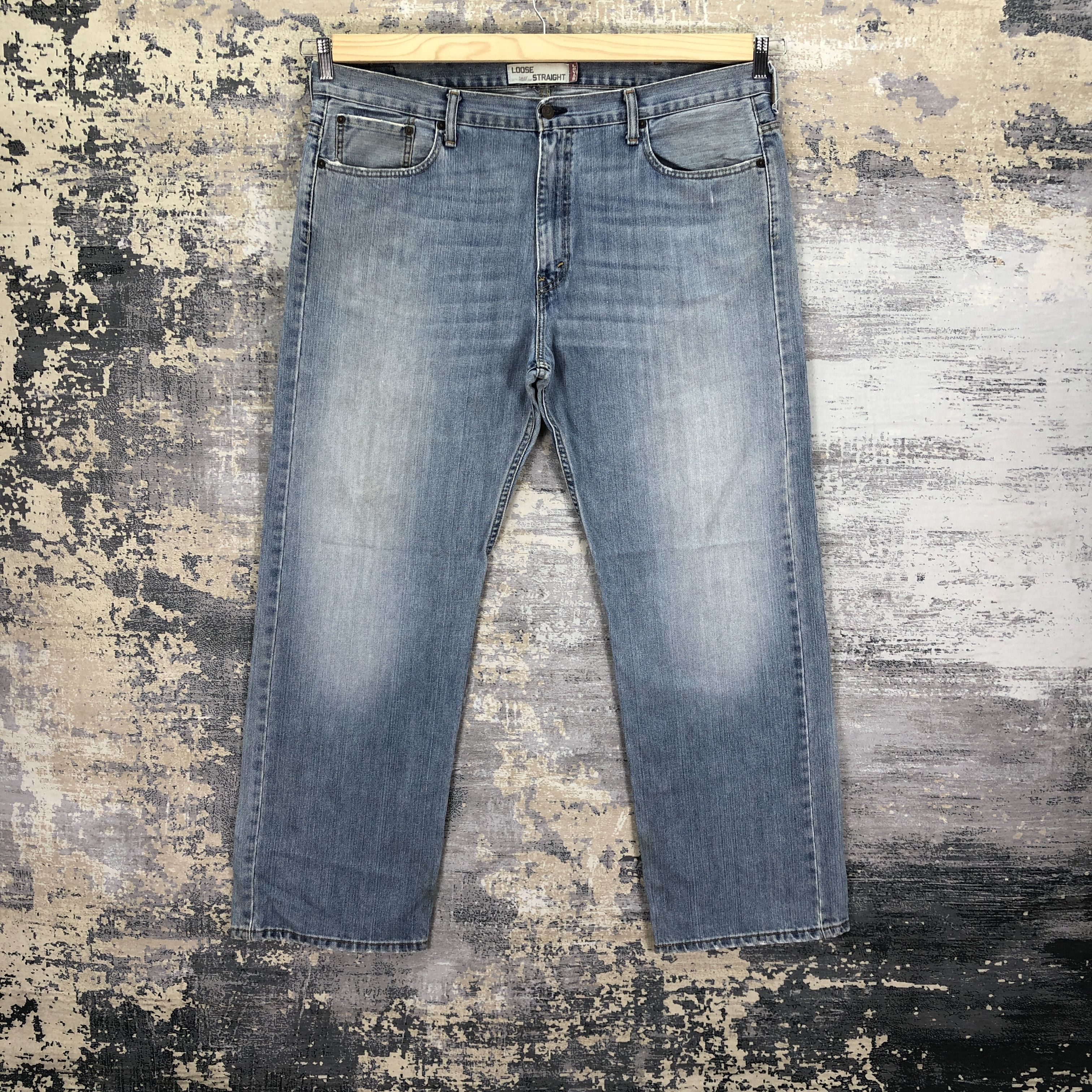Levi's Vintage Levis 569 Faded Baggy Jeans Light Wash Levi's Denim Size US 42 / EU 58 - 1 Thumbnail