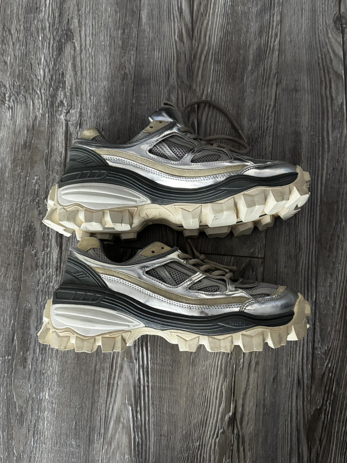 Juun.J juun.j 2019 SS metallic sneakers Size US 7 / EU 40 - 3 Thumbnail