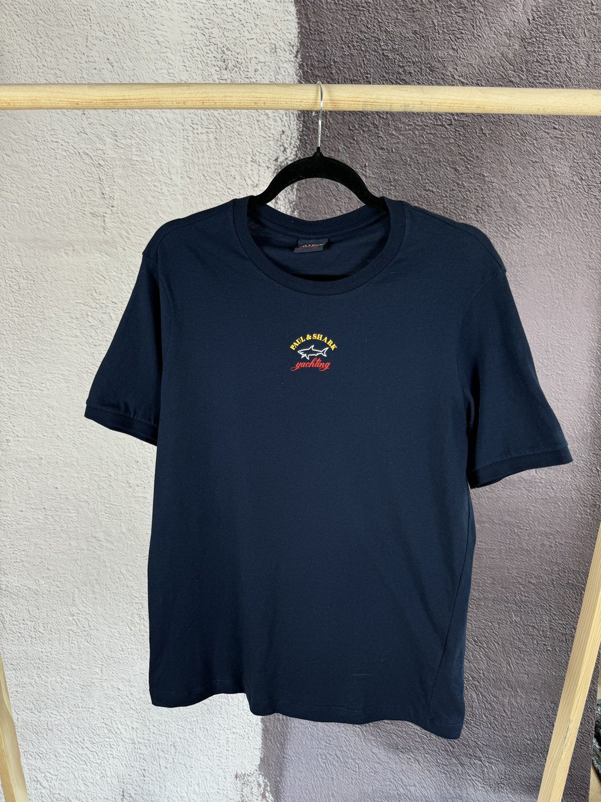 Paul & Shark Paul & Shark navy blue center logo tee shirt Size US S / EU 44-46 / 1 - 1 Thumbnail