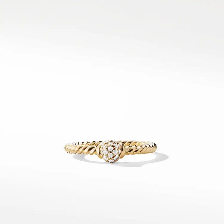 David Yurman o1s1wg111025 R13646D /Size 8 / Solari Station Ring in Golden Size ONE SIZE - 2 Thumbnail