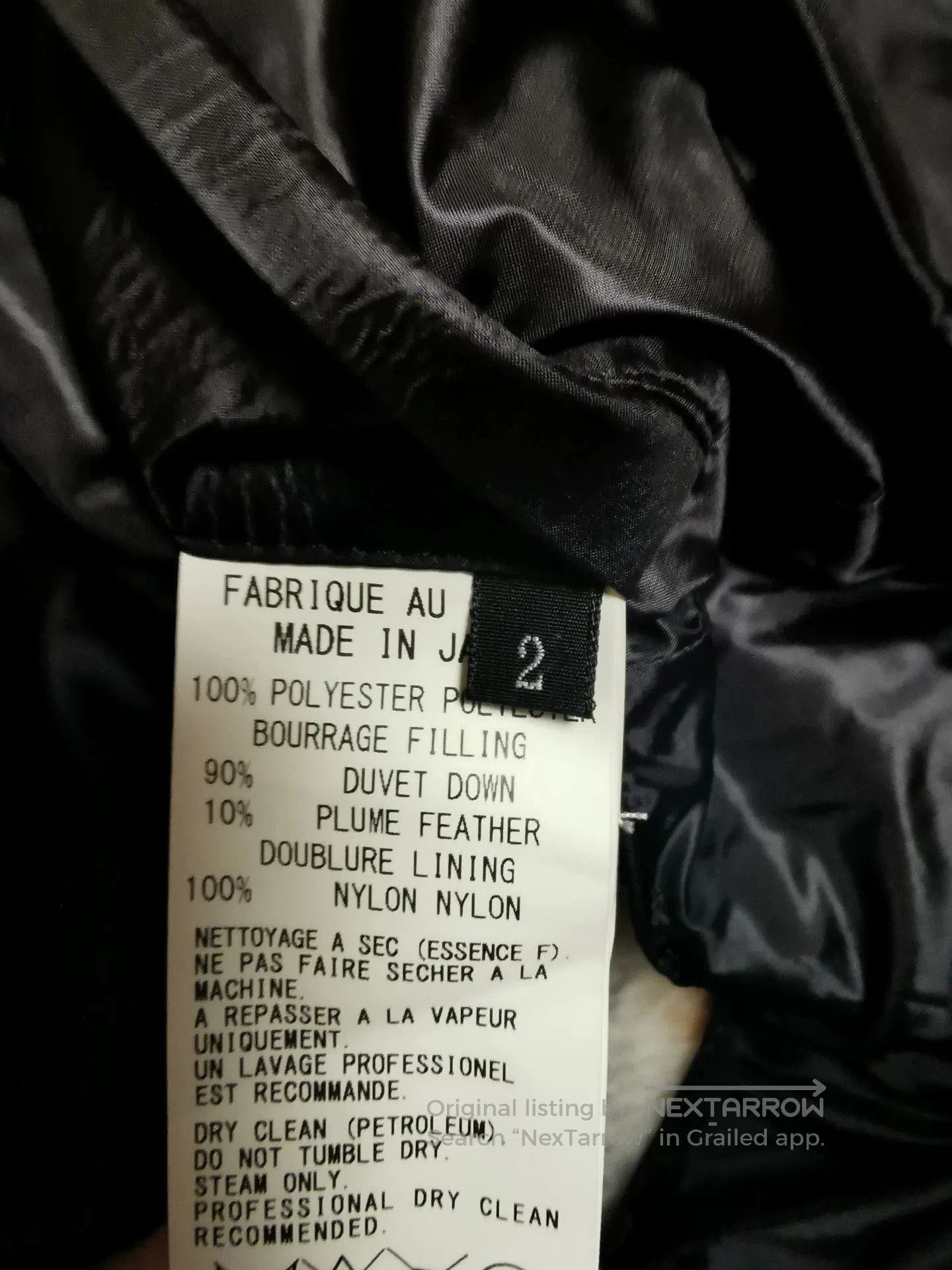 Y's Y's Black Down Vest for Women. Size M / US 6-8 / IT 42-44 - 7 Thumbnail