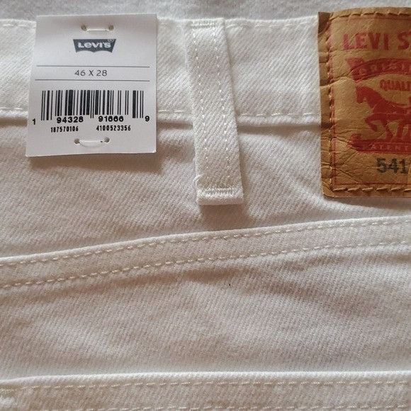 Levi's Levi's 541 Flex Athletic Taper Stretch White Sz. 46x28 Jeans Size US 44 / EU 60 - 7 Thumbnail