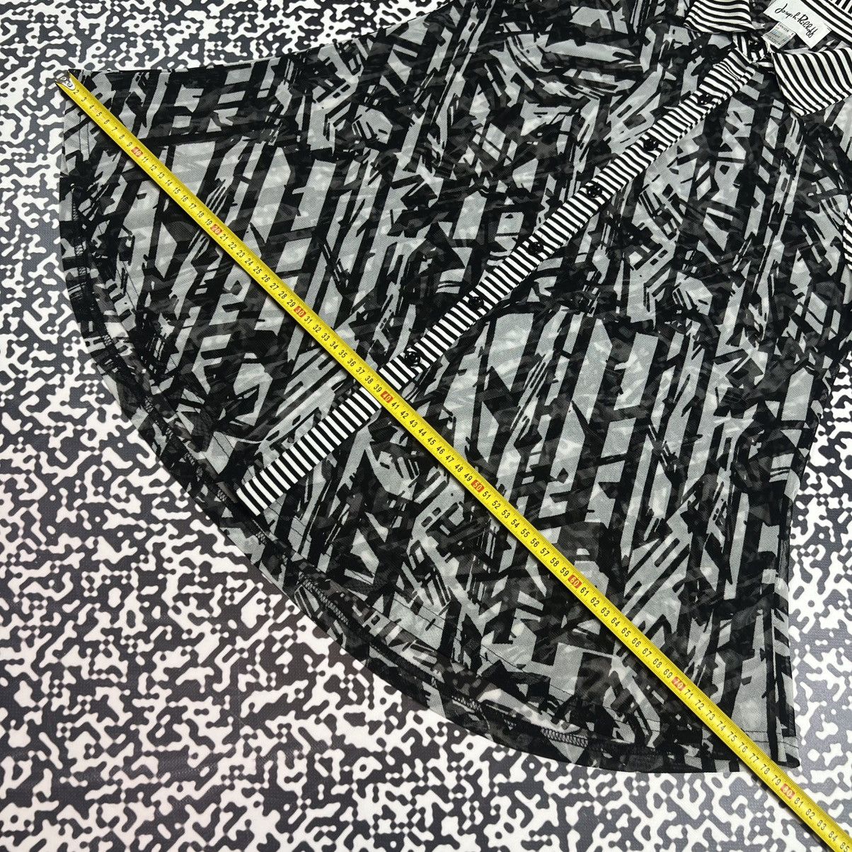Joseph Ribkoff Vintage Y2K Joseph Ribkoff Mesh Abstract Style Blouses Size M / US 6-8 / IT 42-44 - 17 Thumbnail