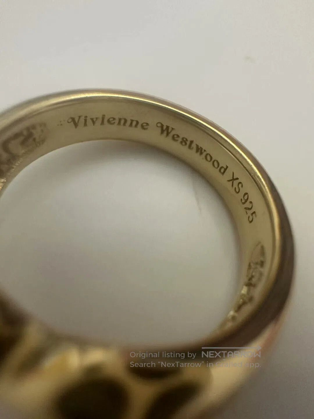 Vivienne Westwood vivienne westwood heart wax seal ring. Size ONE SIZE - 3 Thumbnail