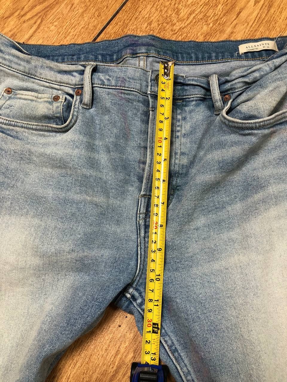 Allsaints Mens AllSaints Cigarette jeans skinny fit stretch denim Size US 34 / EU 50 - 10 Thumbnail