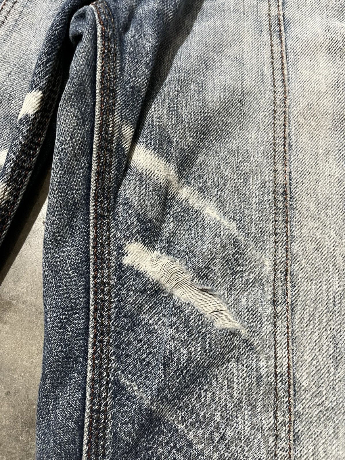If Six Was Nine Japanese Nicole hideways distressed faded punk jeans Size US 31 - 5 Thumbnail