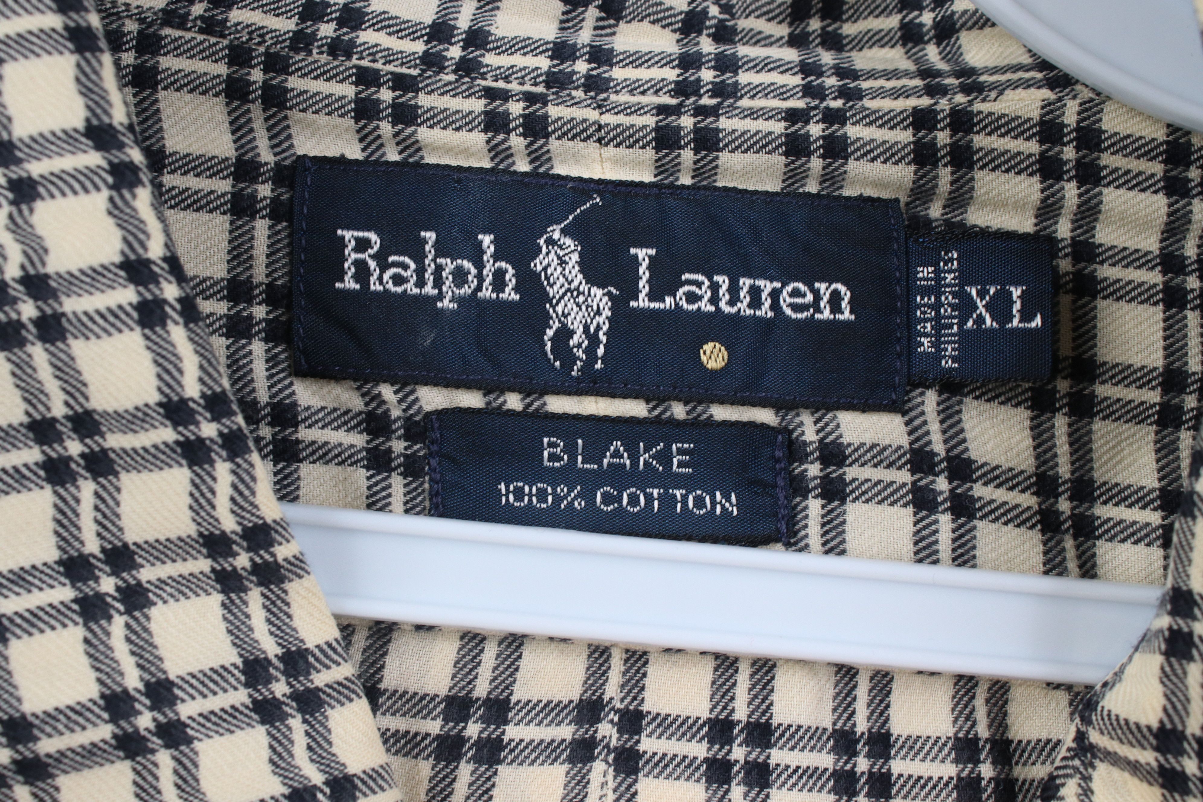 Polo Ralph Lauren Vintage 90s Ralph Lauren Collared Button Down Shirt Plaid Size US XL / EU 56 / 4 - 7 Thumbnail