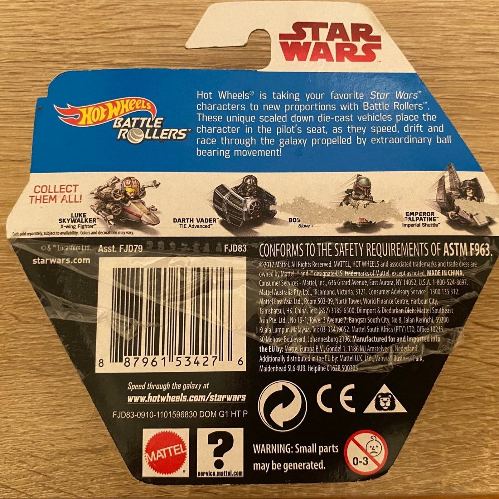 Star Wars Hot Wheels Star Wars Battle Rollers - Rey Millennium Falcon Size ONE SIZE - 4 Thumbnail