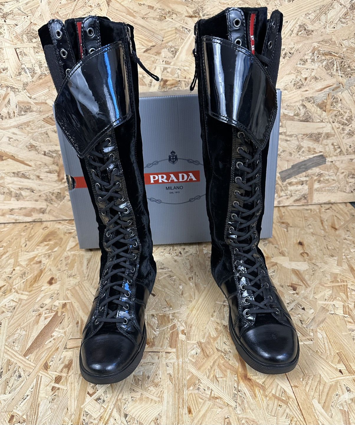 Prada Prada boots size 36 IT Size US 6.5 / IT 36.5 - 1 Thumbnail