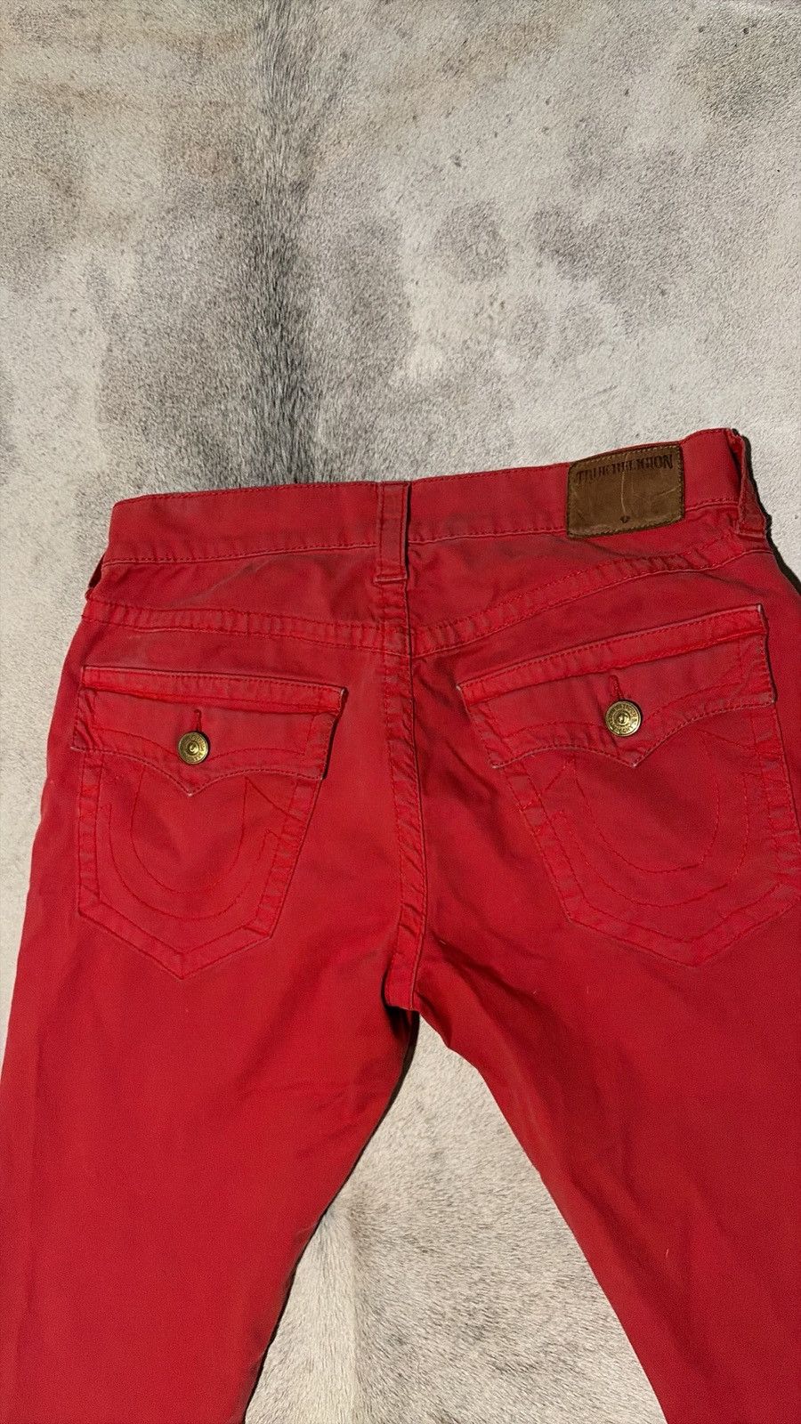True Religion Red on Red True Religion Jeans Size US 30 / EU 46 - 5 Thumbnail