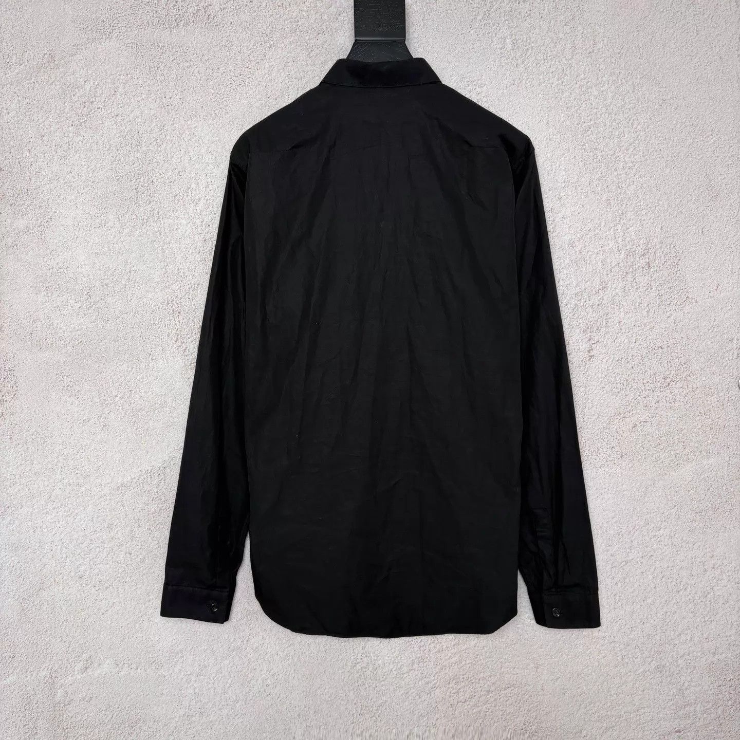 Dior DIOR Men Black Logo Embro Pointed Collar LS Shirt Size US S / EU 44-46 / 1 - 2 Thumbnail