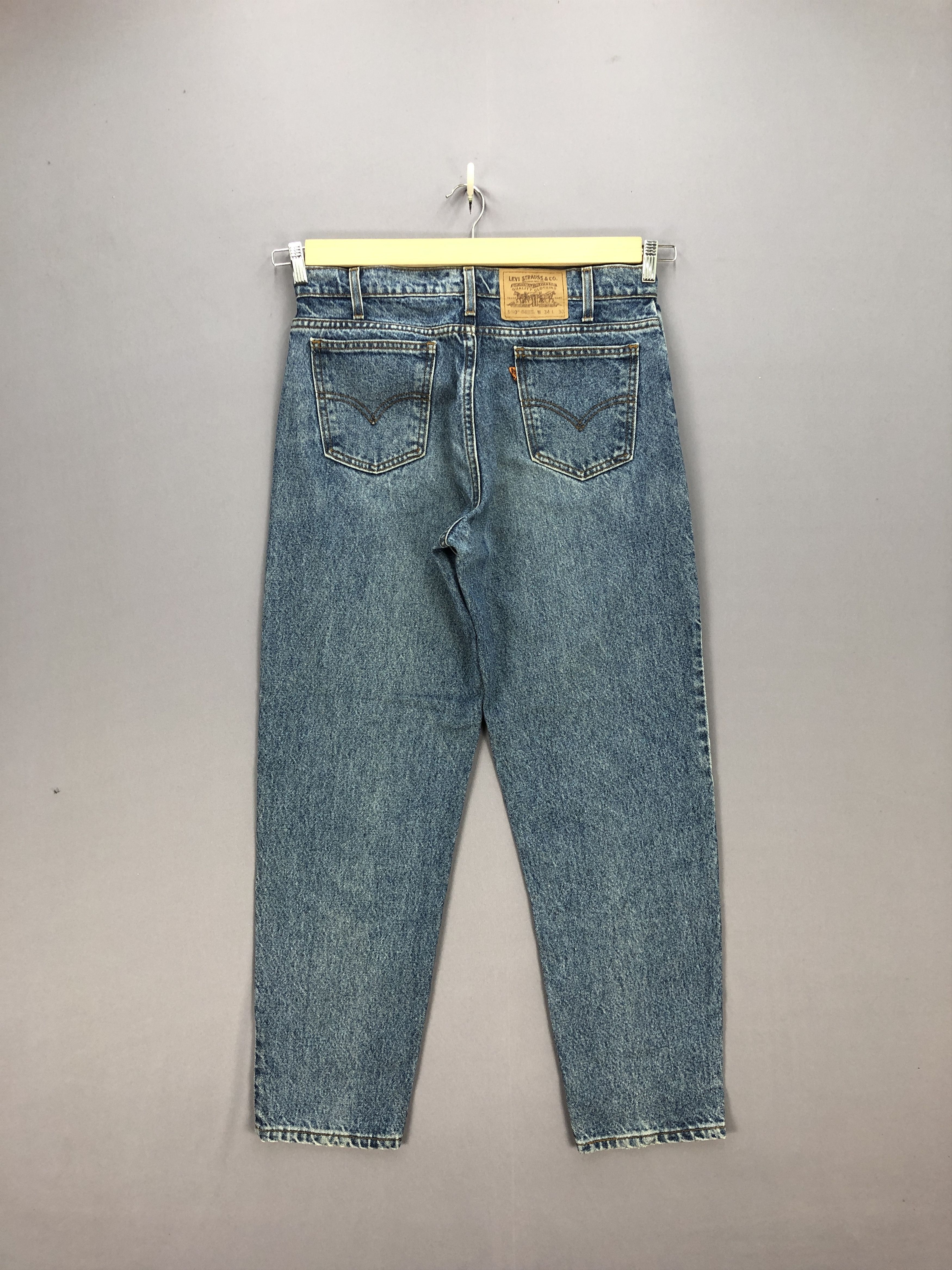 Levi's Vintage Levis 505 Stonewash Jeans Levi's Orange Tab Denim Size US 34 / EU 50 - 2 Thumbnail