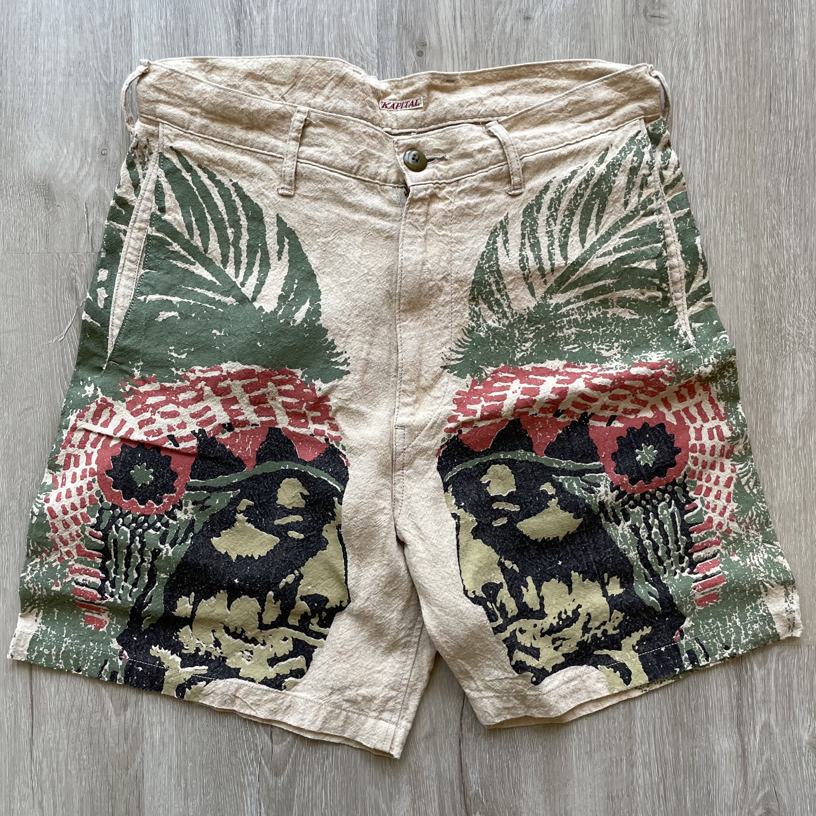 Kapital Kapital Linen Shorts Size US 30 / EU 46 - 1 Thumbnail