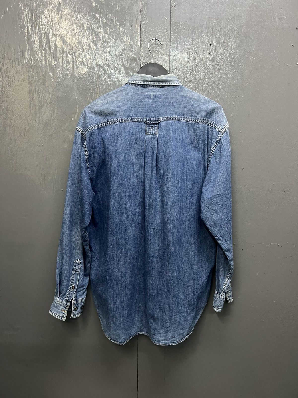 Uniqlo Uniqlo Denim Shirt Double Pocket Size US L / EU 52-54 / 3 - 4 Thumbnail