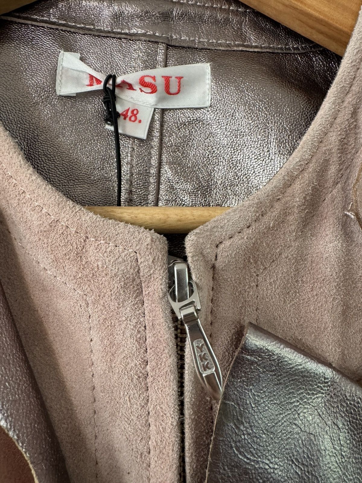 Japanese Brand RARE Masu Leather Angel Vest Size US M / EU 48-50 / 2 - 3 Thumbnail