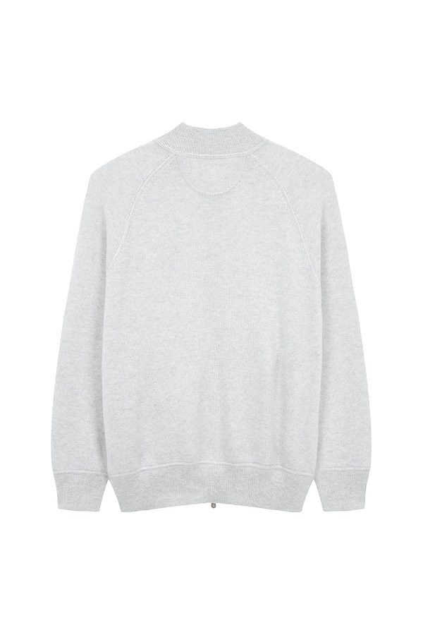Brunello Cucinelli o1w1db10125 Cashmere Cardigan in Grey Size US M / EU 48-50 / 2 - 2 Thumbnail