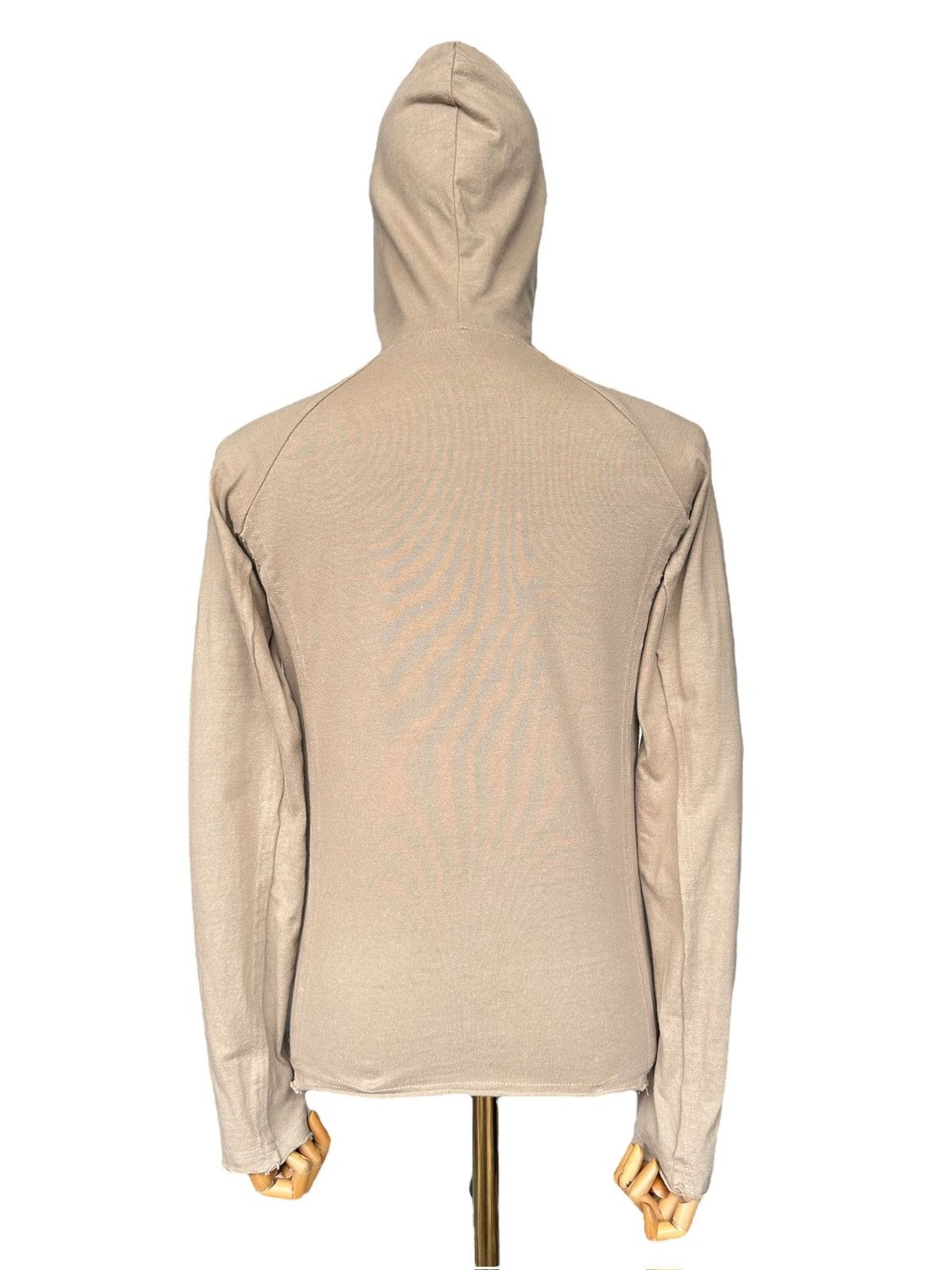 14th Addiction 00's Battalion Japan raw edge slim zipper hoodie Size US S / EU 44-46 / 1 - 9 Thumbnail