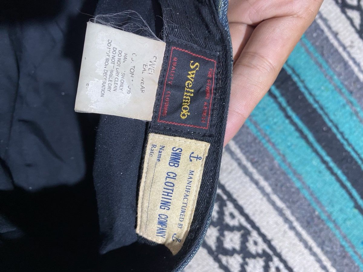 Japanese Brand 1990 Swellmob - Denim Work Cap Size ONE SIZE - 6 Thumbnail