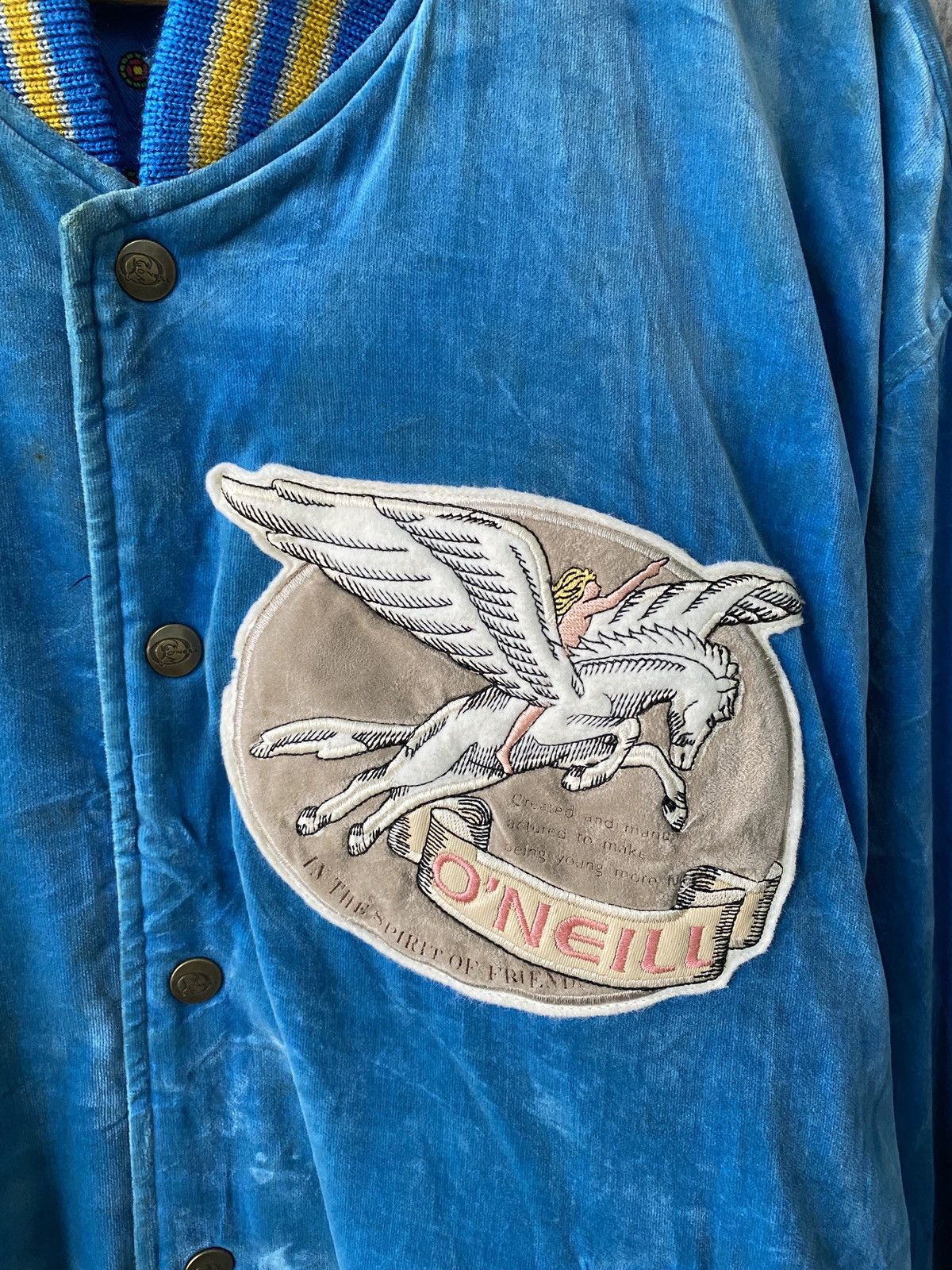 Vintage Vintage 80s O’neill Velvet Varsity Jacket Size US L / EU 52-54 / 3 - 8 Thumbnail