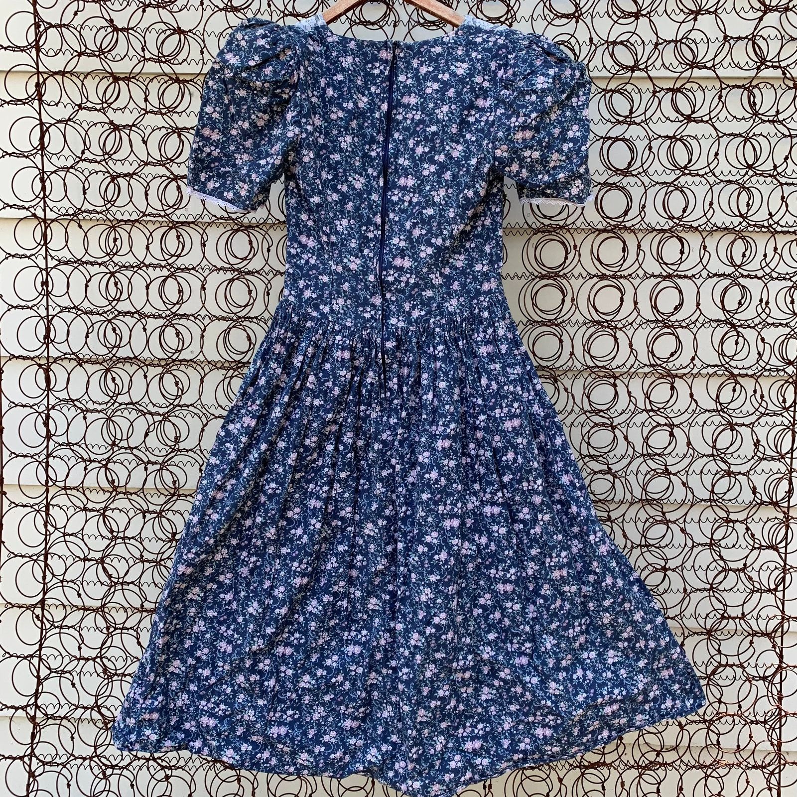 Vintage Gunne Sax Jessica McClintock floral lace cottagecore dress Size M / US 6-8 / IT 42-44 - 5 Thumbnail