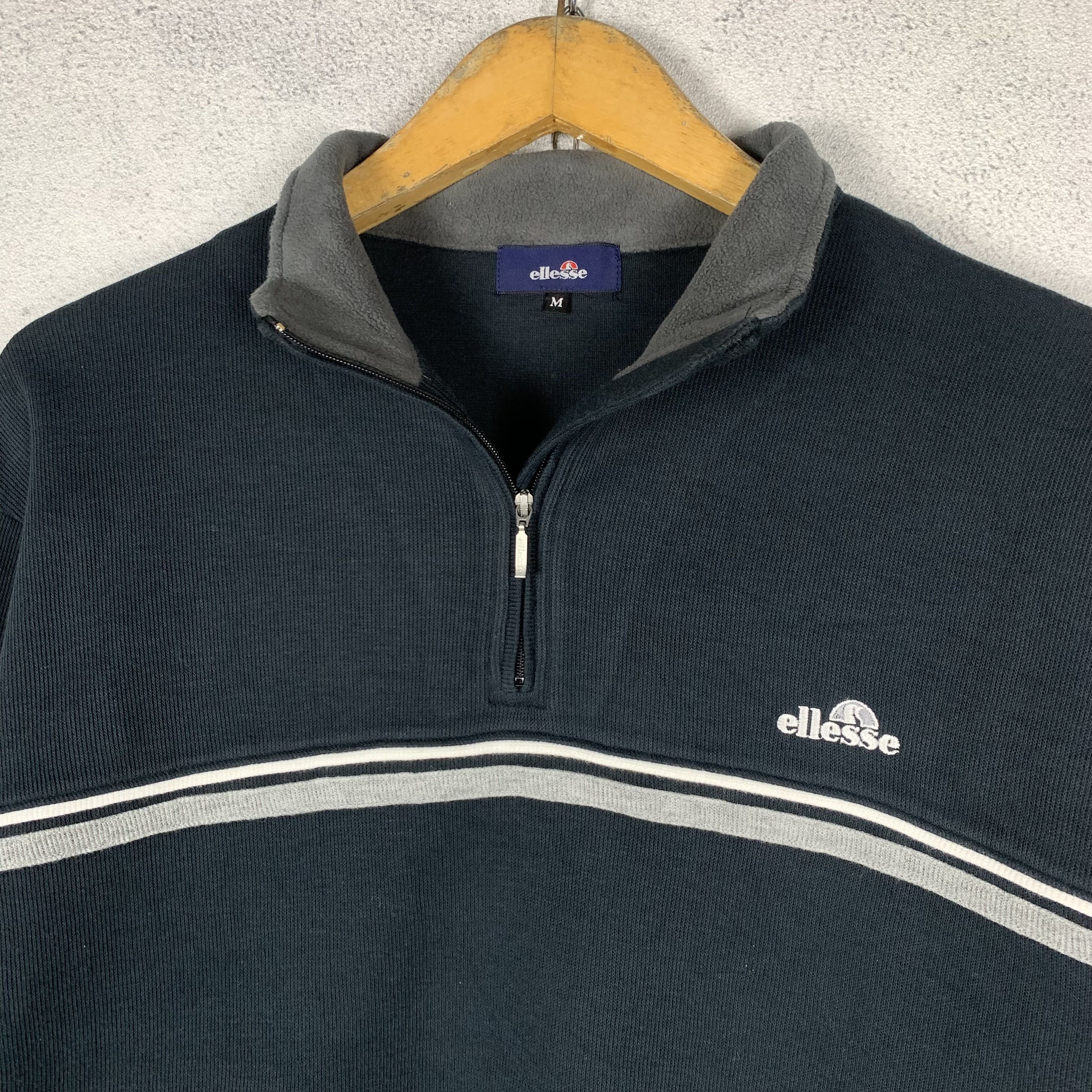 Ellesse Vintage Ellesse Sweatshirt Halfzip Size US M / EU 48-50 / 2 - 2 Thumbnail