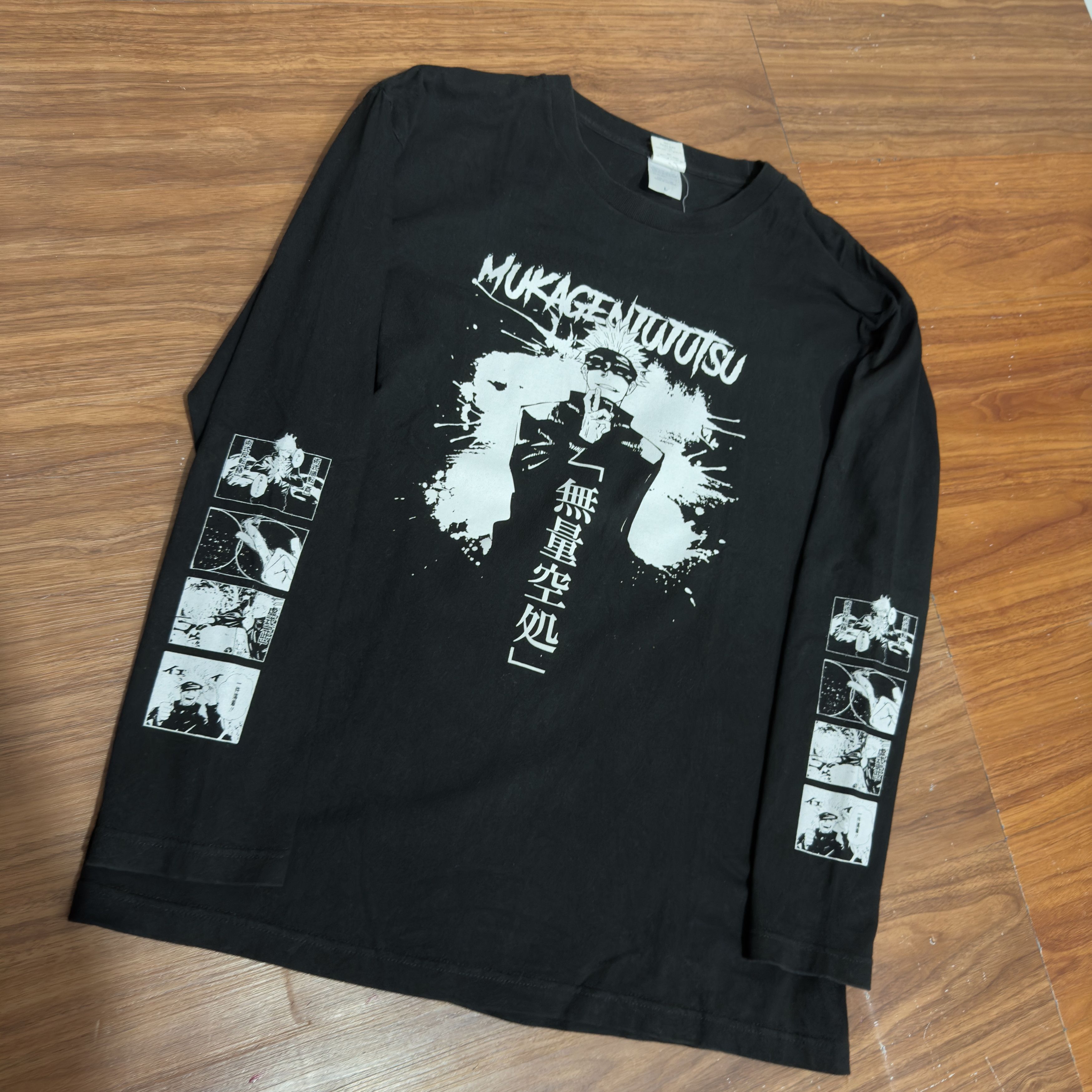 Anime × Japanese Brand × Vintage RARE JUJUTSU KAISEN Satoru gojo mukagen Anime tee Size US L / EU 52-54 / 3 - 1 Thumbnail