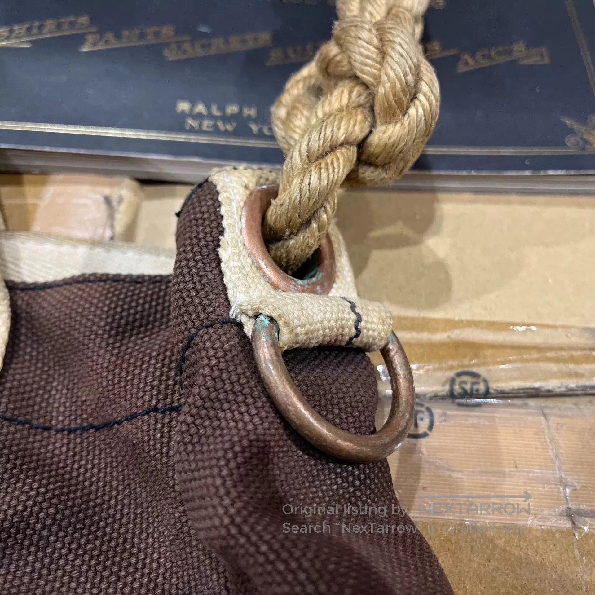 RRL Ralph Lauren RRL Vintage Leather Crossbody Bag. Size ONE SIZE - 5 Thumbnail