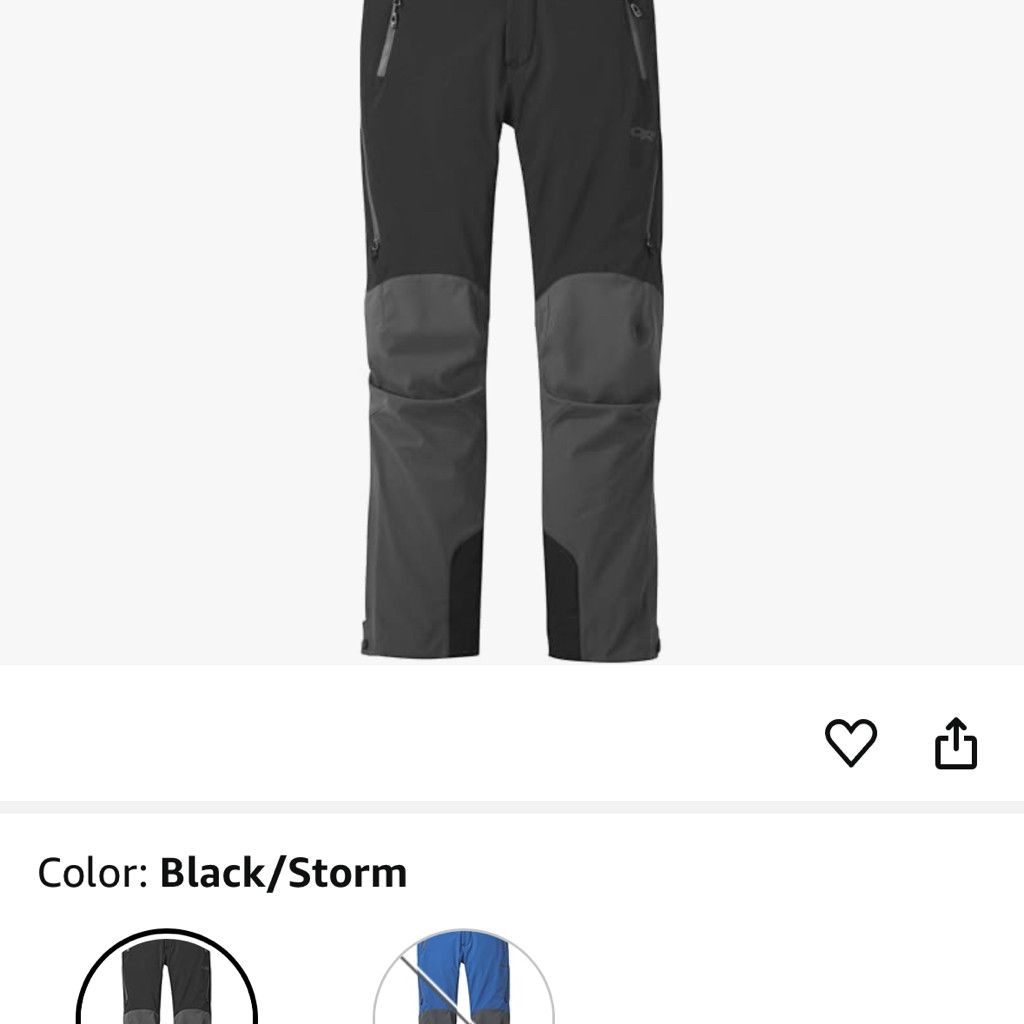 Other NWOT Outdoor Research Mens Iceline Versa Pants XL MSRP $267 Size US 40 / EU 56 - 5 Thumbnail