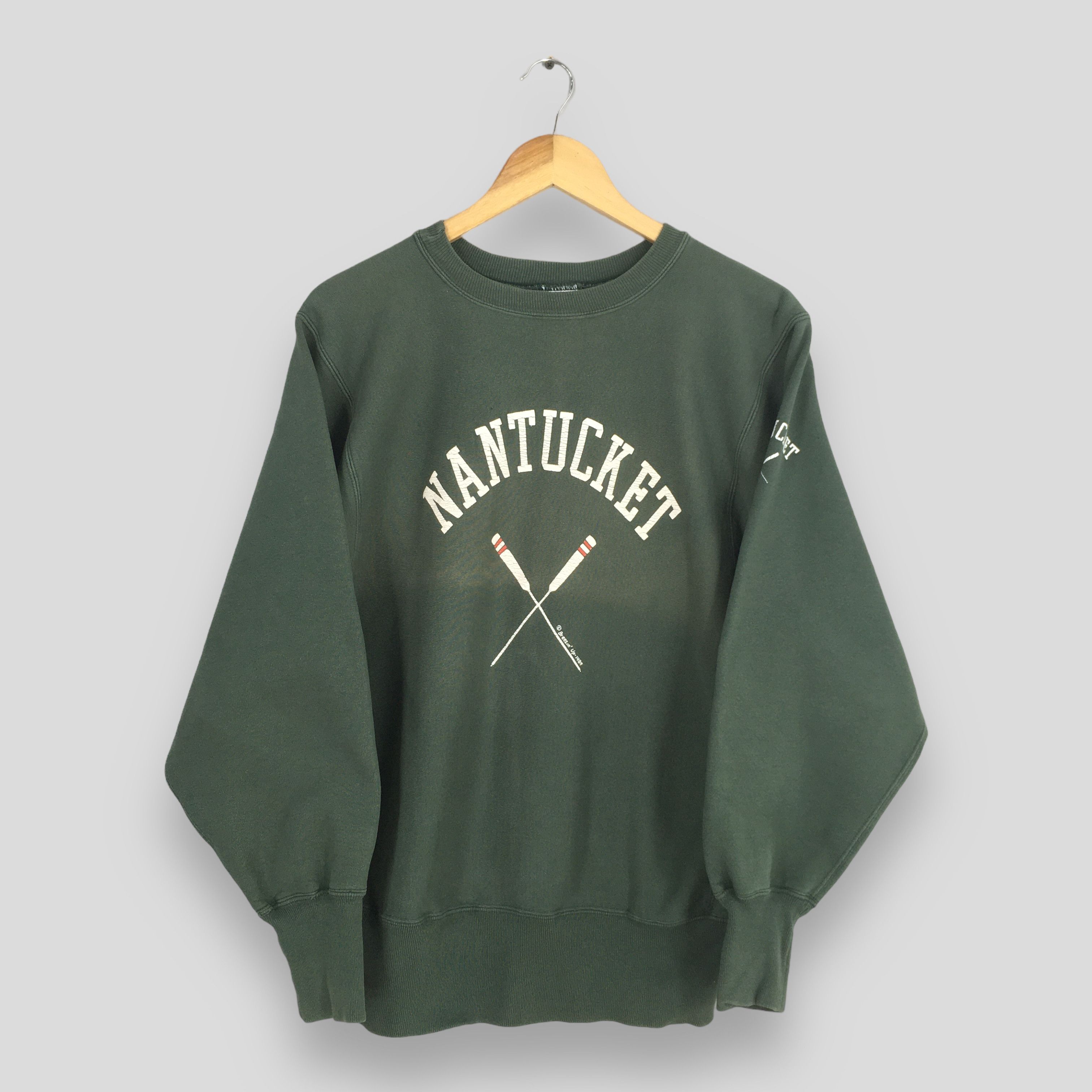 Champion × Nantucket × Vintage Vintage Nantucket Island Green Sweatshirt Medium Size US M / EU 48-50 / 2 - 1 Thumbnail