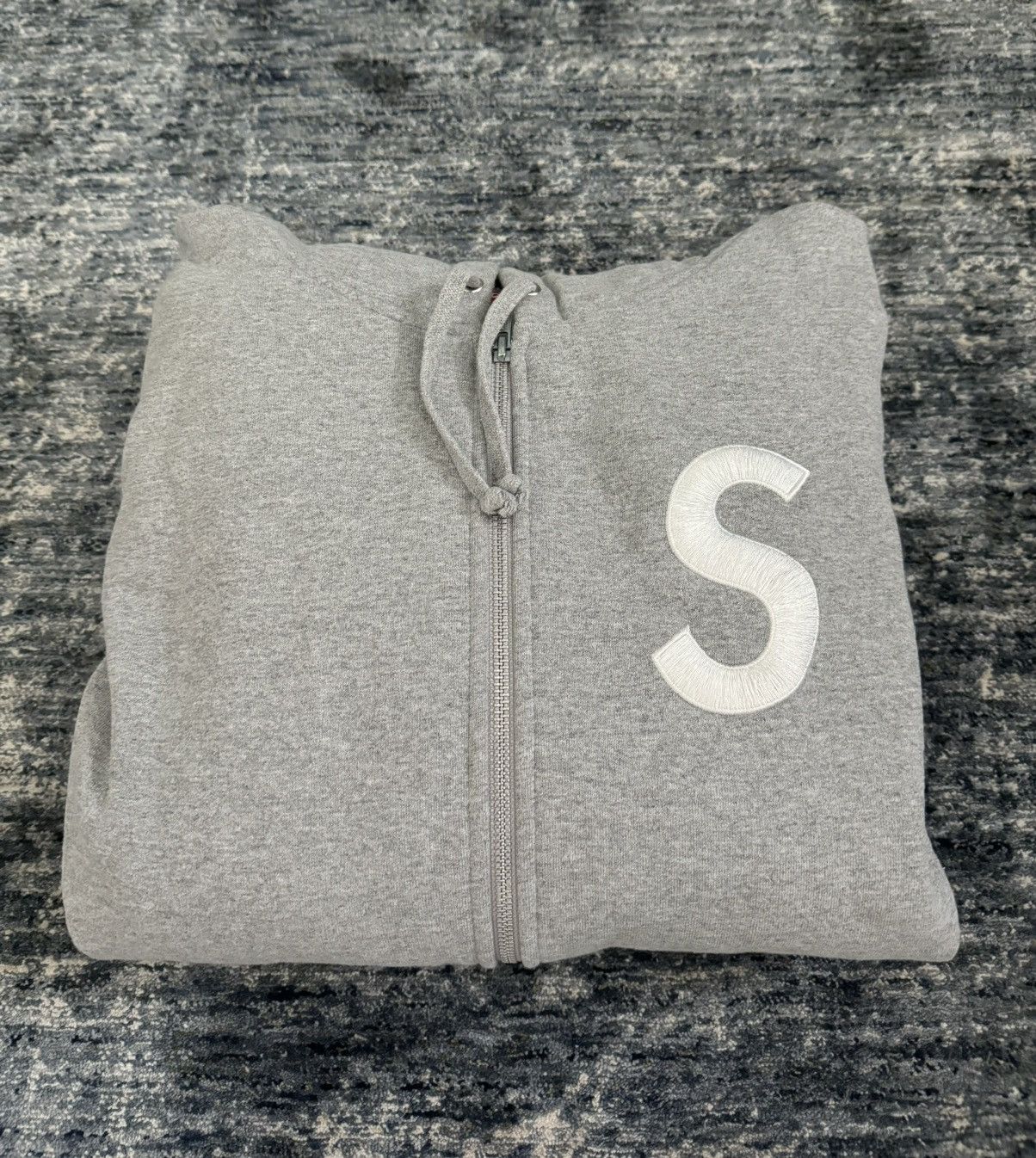 Supreme Supreme S logo hoodie grey Size US L / EU 52-54 / 3 - 1 Thumbnail