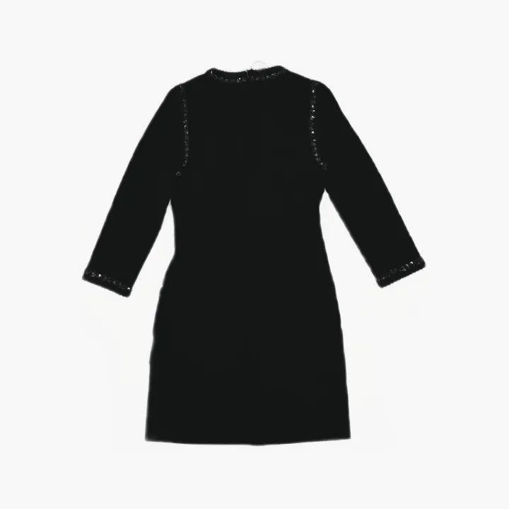 Gucci Gucci Black Long Sleeve Dress with Buttons-2507 Size XXS / US 00 / IT 34 - 2 Thumbnail