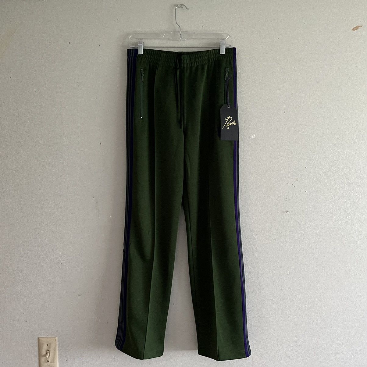 Needles Needles Synthetic Leather Python Skin Track Pants | Grailed